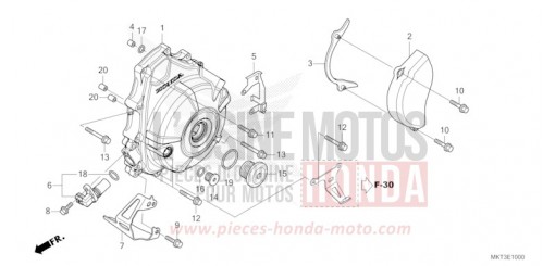 A.C. GENERATOR COVER ADV750R de 2024